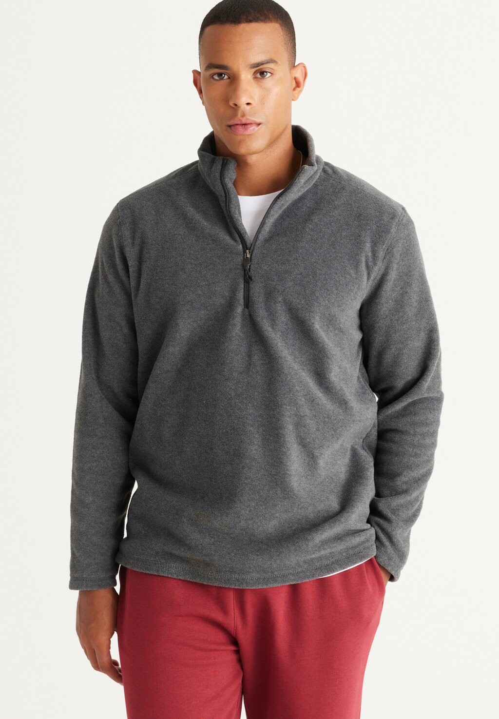 

Флисовый пуловер STANDARD FIT AC&CO / ALTINYILDIZ CLASSICS, цвет Standard Fit Fleece Sweatshirt