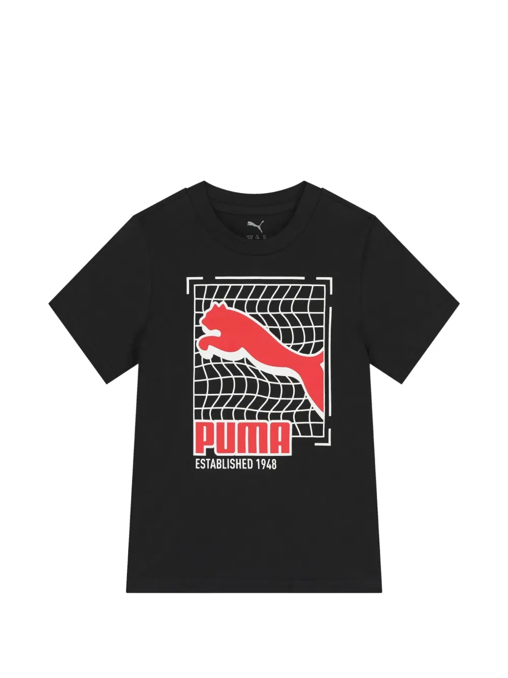Футболка с логотипом Puma Kids, черный