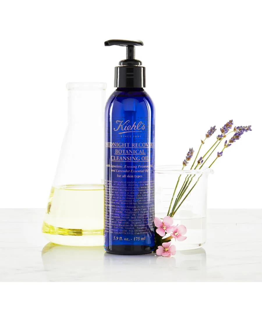 Kiehl's Since 1851 Очищающее масло Midnight Recovery Botanical Cleansing Oil, 5,9 унции — фото 3