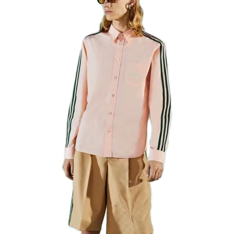 Женская рубашка Adidas Originals X Gucci, розовый — фото 2