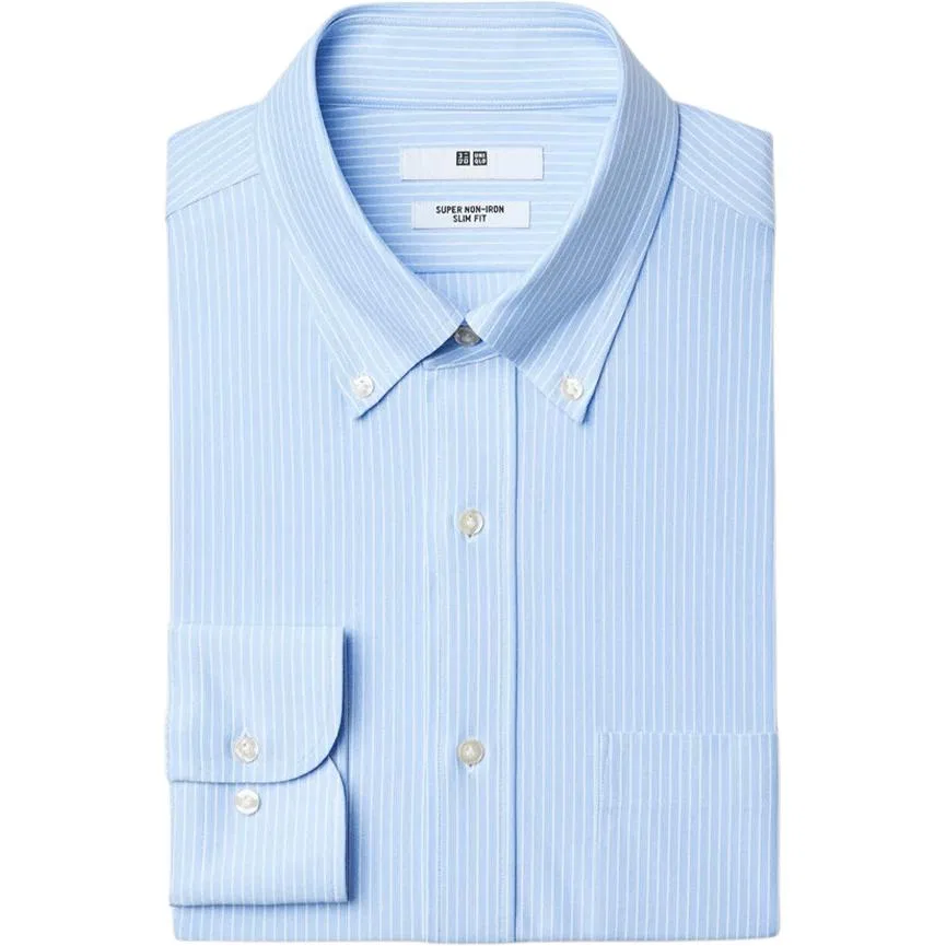 Рубашка повседневная Sky Blue UNIQLO