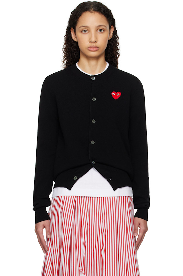 

Кардиган Red Heart Comme Des Garçons Play, черный