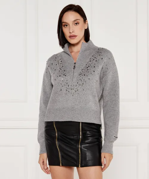 

Бомбейский свитер Loose fit Pinko, серый