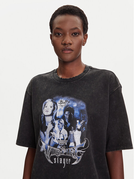 Футболка oversize 20th Century Fox Disney JW0154 Adidas, чёрный — фото 4