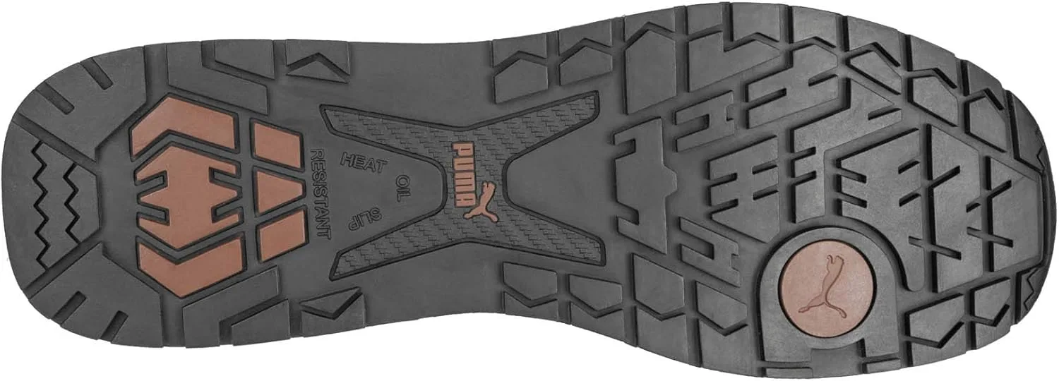 Кроссовки PUMA Safety Dash Wheat MID S3 HRO SRC - это защитная обувь и ботинки из стекловолокна, обеспечивающие защиту от химических веществ, неметаллических материалов, теплоизоляцию, мужские — фото 2