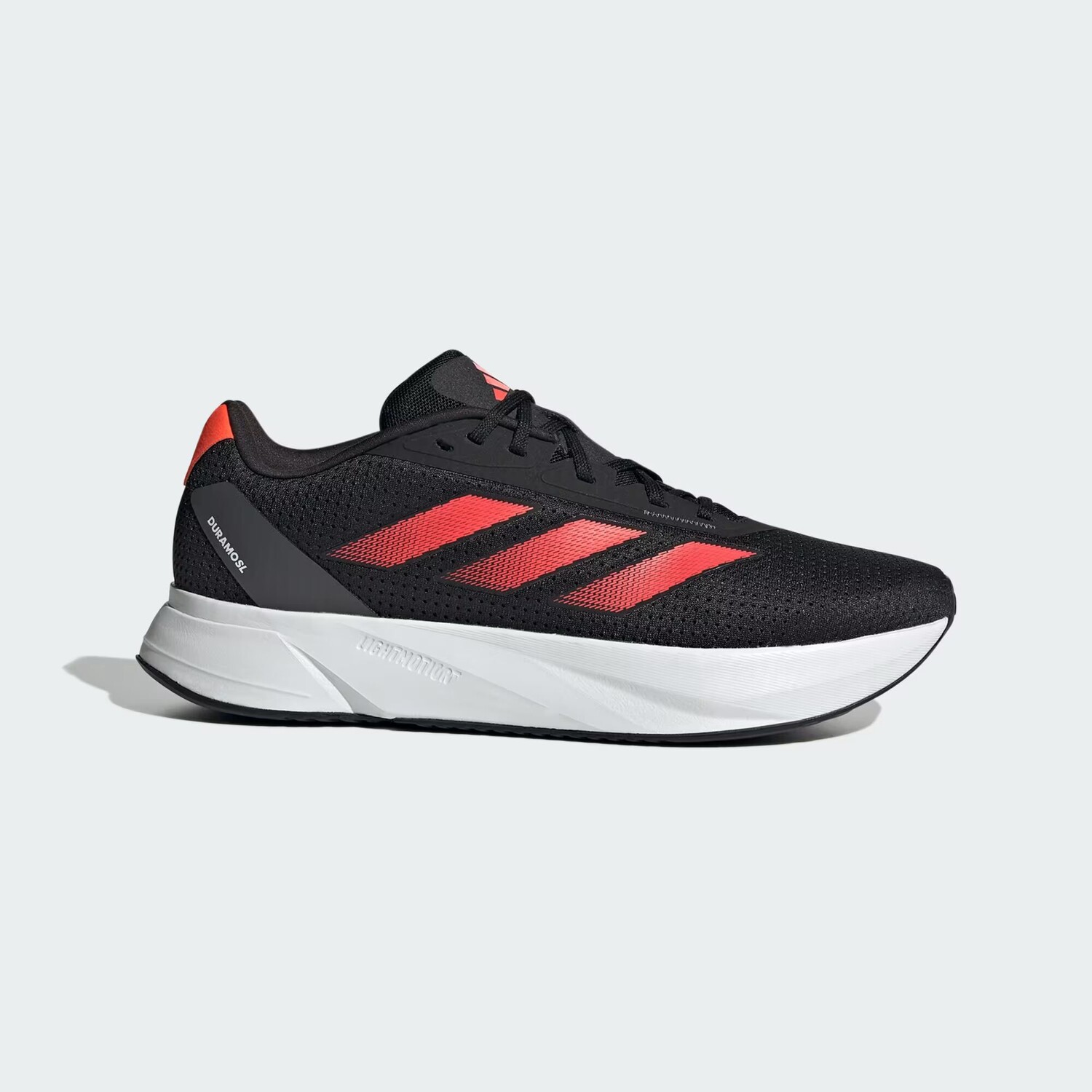 

Кроссовки Duramo SL Adidas, цвет Core Black/Solar Red/Grey Six