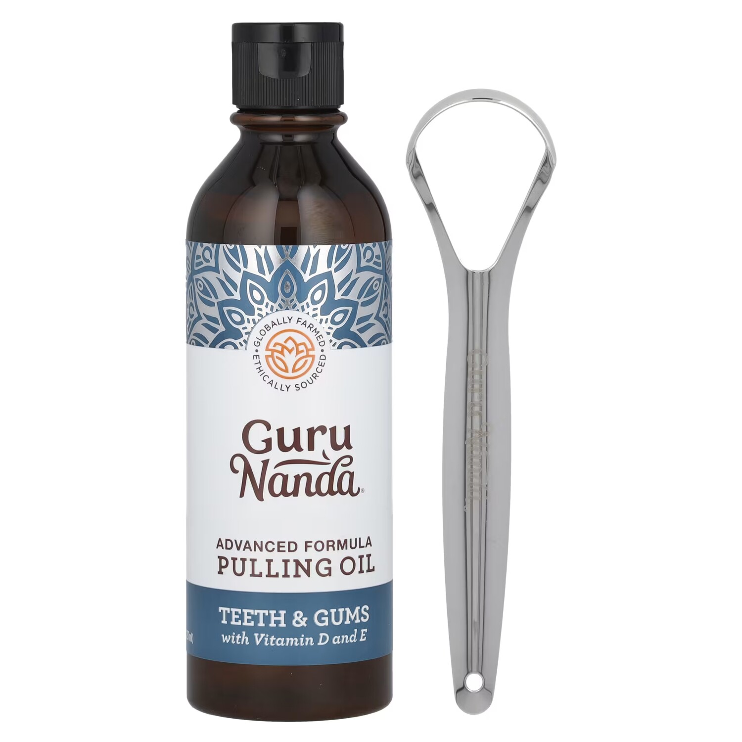 

Ополаскиватель для полости рта GuruNanda Advanced Formula Pulling Oil, 237 мл