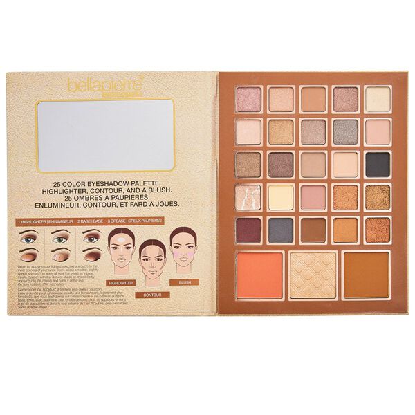

Палитра теней для век Full Nude Face, 17 г Bellapierre Cosmetics