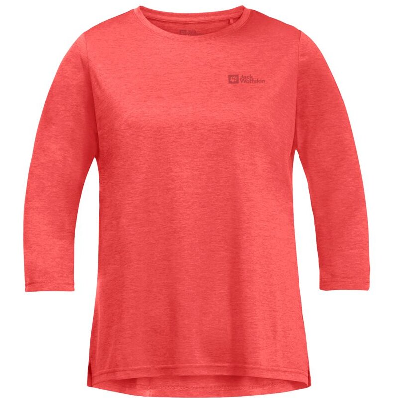 

Рубашка кросстрейл 3/4 tw Jack Wolfskin, красный