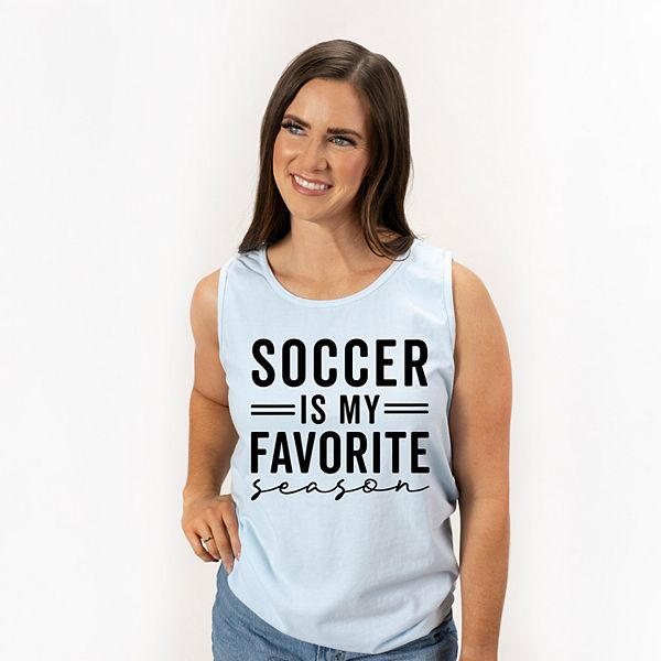 

Футболка Soccer is my favorite season garment dyed Simply Sage Market, Chambray, Зеленый, Футболка Soccer is my favorite season garment dyed Simply Sage Market, Chambray