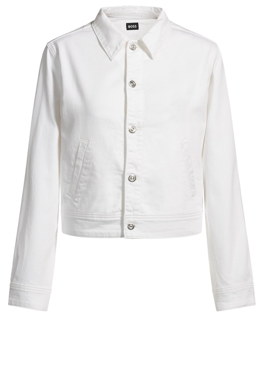 

Куртка межсезонная BOSS Serenya, цвет White denim
