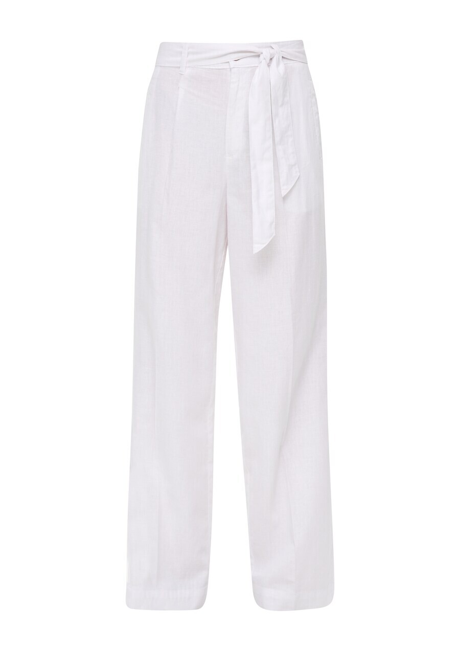 

Тканевые брюки s.Oliver Wide leg Pants, белый