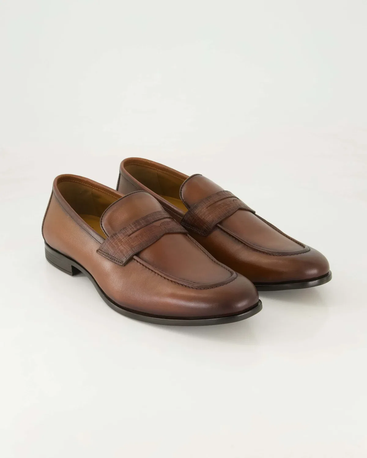 Слипперы из кожи Daniel Kenneth, коричневый