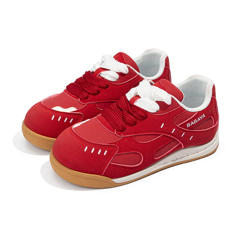 Babaya Скользостойкие амортизирующие кроссовки Low top Kids Lifestyle Red для подростков — фото 3