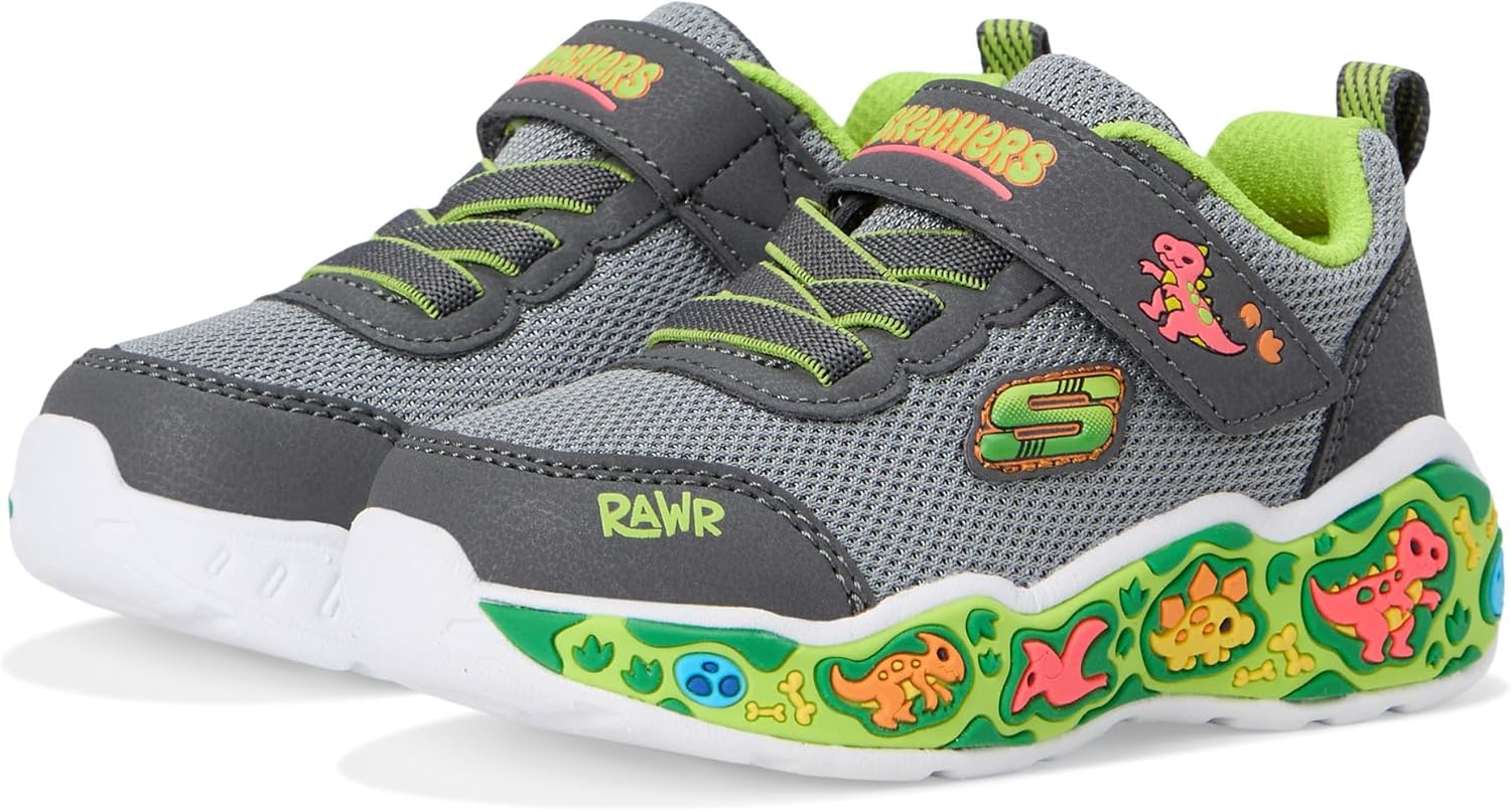 Кроссовки Skechers Play Scene для мальчиков, Charcoal/Lime — фото 2