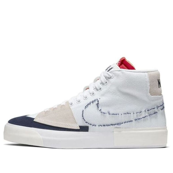 

Кроссовки blazer mid sb edge 'hack pack white' Nike, белый