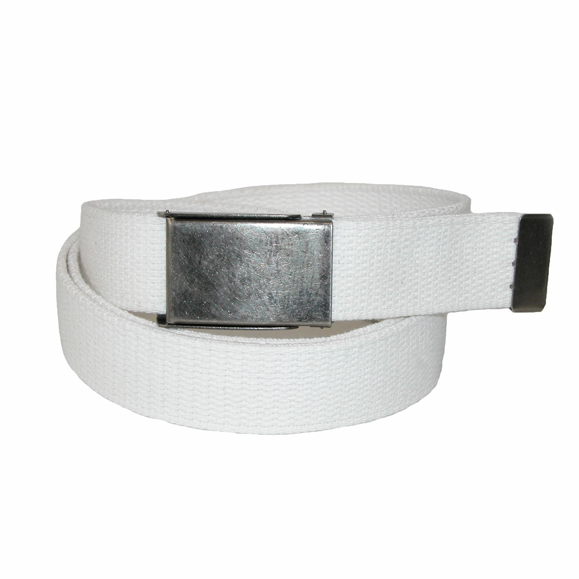 

Мужской тканевый ремень с пряжкой Flip Top Nickel (упаковка из 3 шт.) CTM, белый