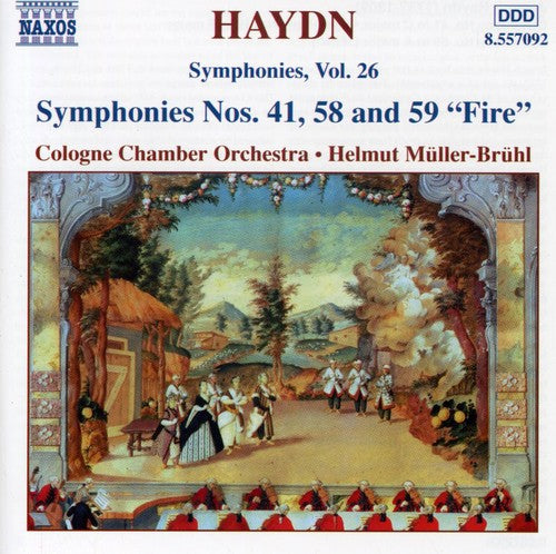 

CD диск Haydn / Muller-Bruhl / Cologne Chamber Orchestra: Symphonies 41 C Major 58 F Major 59 a Major 26