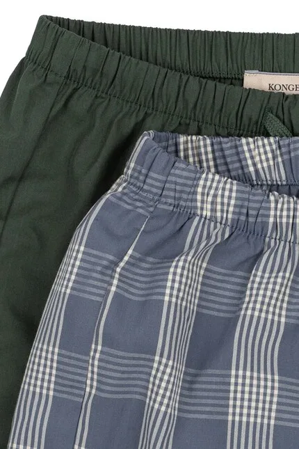 Шорты детские хлопковые 2 PACK VERNE SHORTS Konges Sløjd, зеленый — фото 3