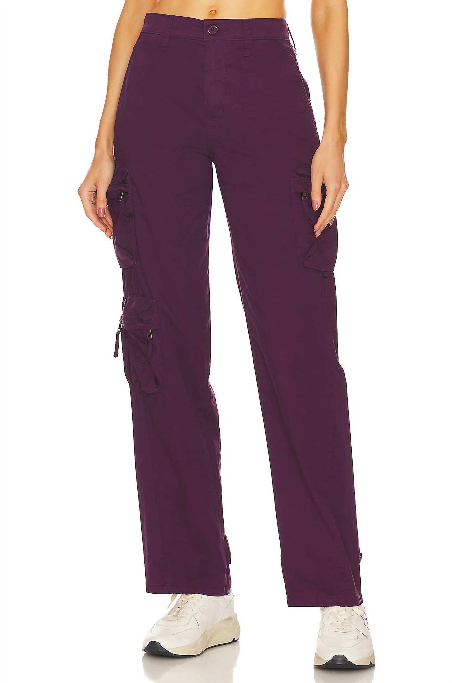 

Брюки Bobbie Utility цвета «вымытый баклажан» PISTOLA, цвет washed aubergine