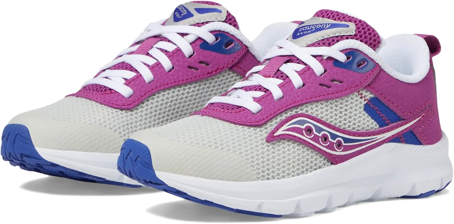 Saucony Детские кроссовки Axon Kdz, серый — фото 2