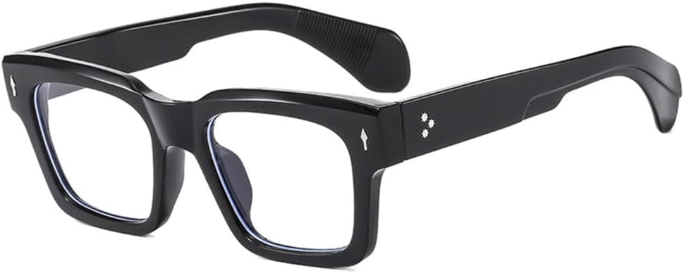 

Мужские солнцезащитные очки оливково-зеленого цвета в стиле ретро с заклепками, женские панк-очки в тренде, солнцезащитные очки с защитой от УФ-излучения UV400 DSXLY, Black Clear