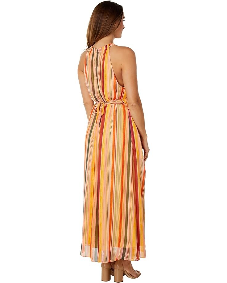 

Платье Maggy London Plus Size Halter Maxi Dress, цвет Cream/Rose Dawn