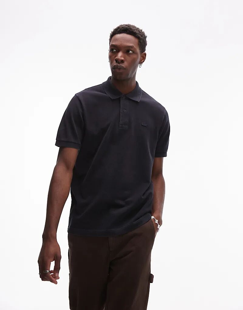 

Рубашка поло черного цвета Lacoste