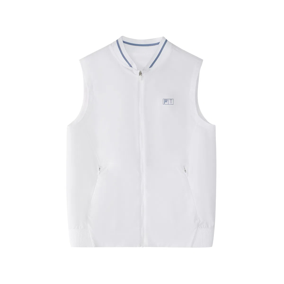 Жилет с бейсбольным воротником FILA KIDS Jade White
