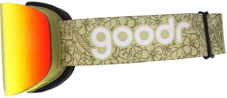 

Горнолыжные очки Here for the Hot Toddies goodr, Light Olive Pattern/Orange Mrr