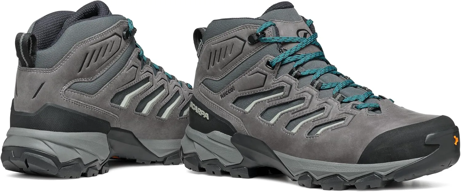 Мужские водонепроницаемые дышащие ботинки SCARPA Moraine Mid WP для пеших походов и треккинга — фото 2