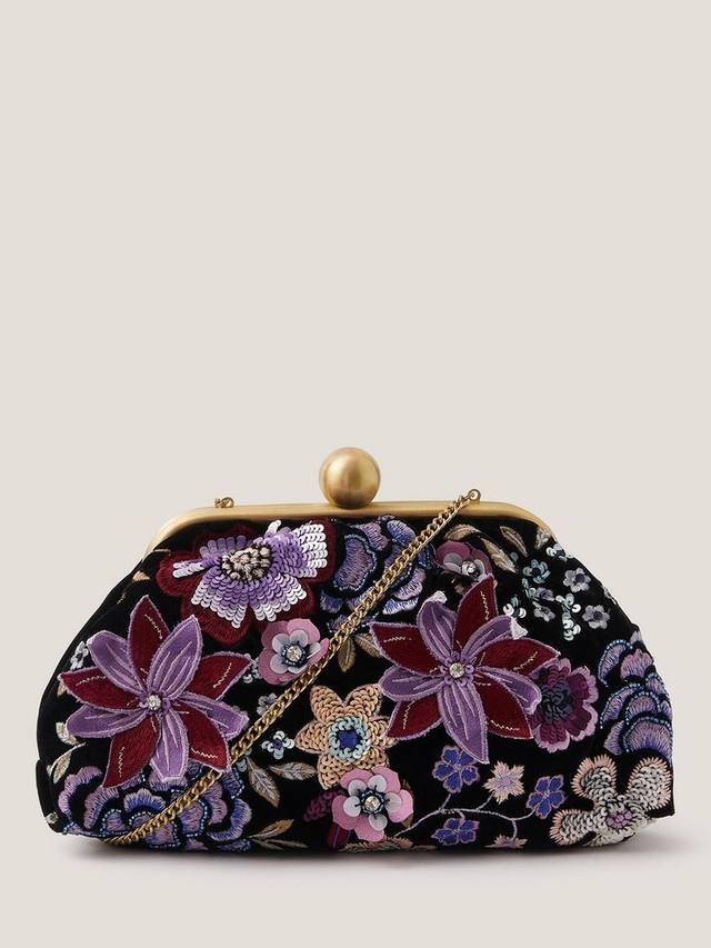 

Клатч Maisy с бисерной отделкой Monsoon, Black