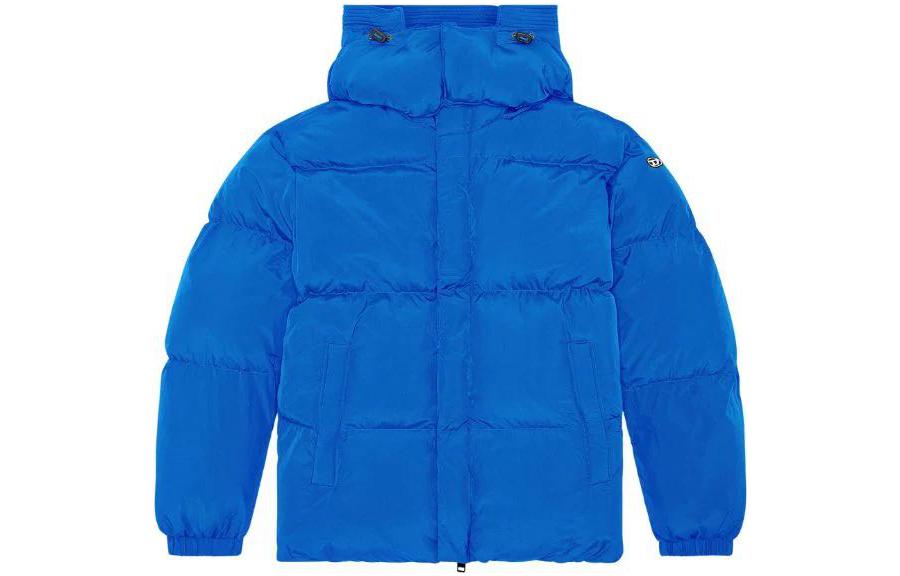DIESEL Синяя пуховая куртка Men's Blue, Blue — фото 3