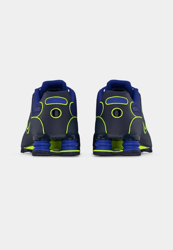 Кроссовки shox nz se tech Nike Sportswear, Lapis/Blue Void/Volt — фото 4