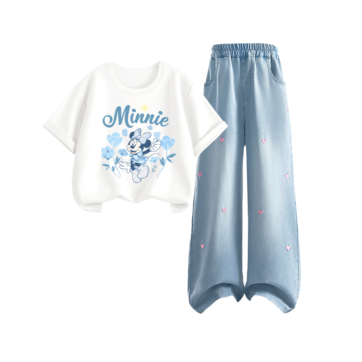 

Детская повседневная спортивная одежда Disney, светло-голубой