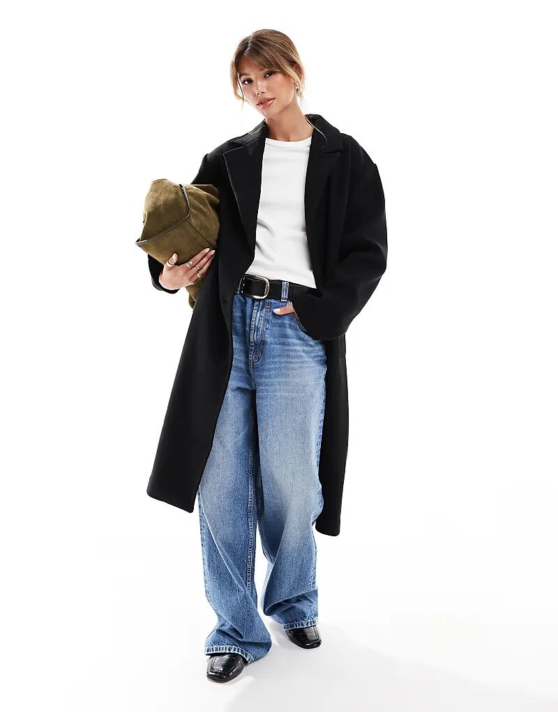 

Надеть официальное пальто черного цвета ASOS DESIGN, Черный, Надеть официальное пальто черного цвета ASOS DESIGN