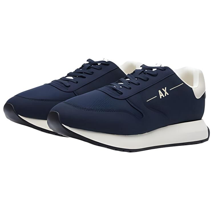 Кроссовки EMPORIO ARMANI Lifestyle Shoes Men Low-top Blue, синий — фото 3