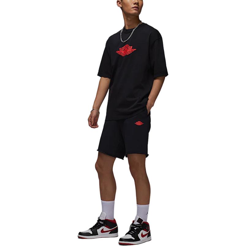 Nike Повседневные шорты Air Casual Shorts Men's Black/Pepper Red — фото 3
