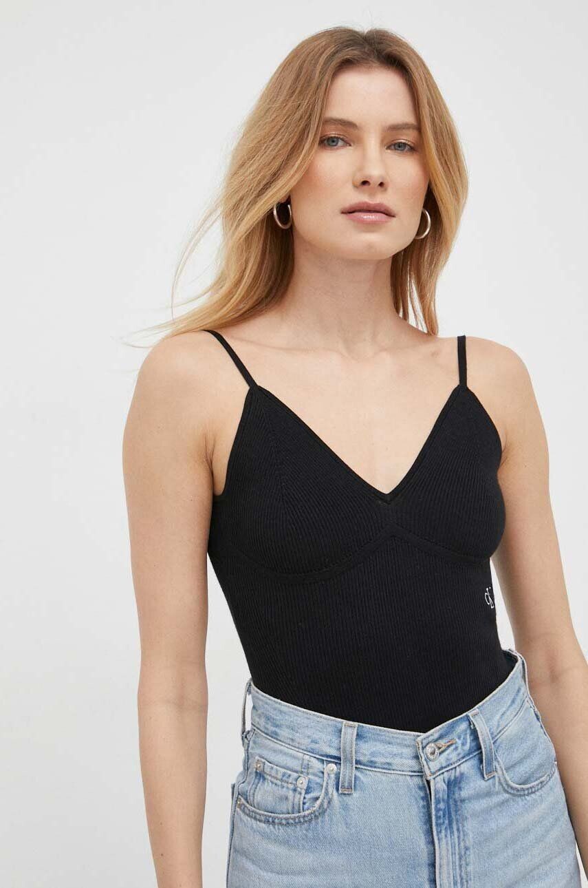 

Боди Calvin Klein Jeans, черный