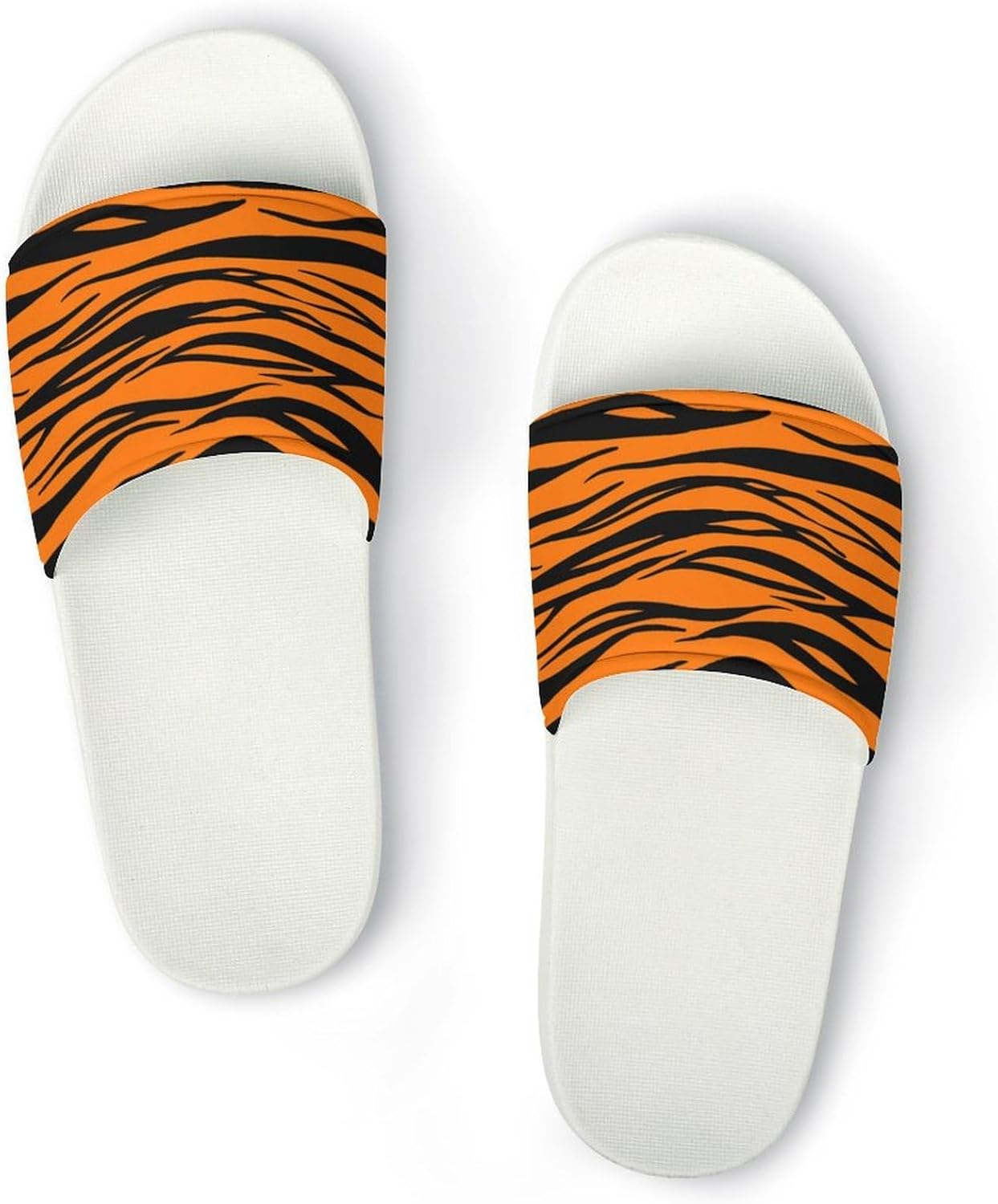 

Сланцы с принтом тигровой кожи CSQDFBHD для мужчин и женщин, шлепанцы, сандалии, тапочки для улицы, пляжа, дома и помещений, Color10