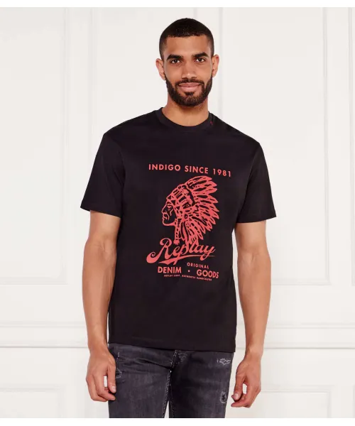 

Футболка Regular fit Replay, черный