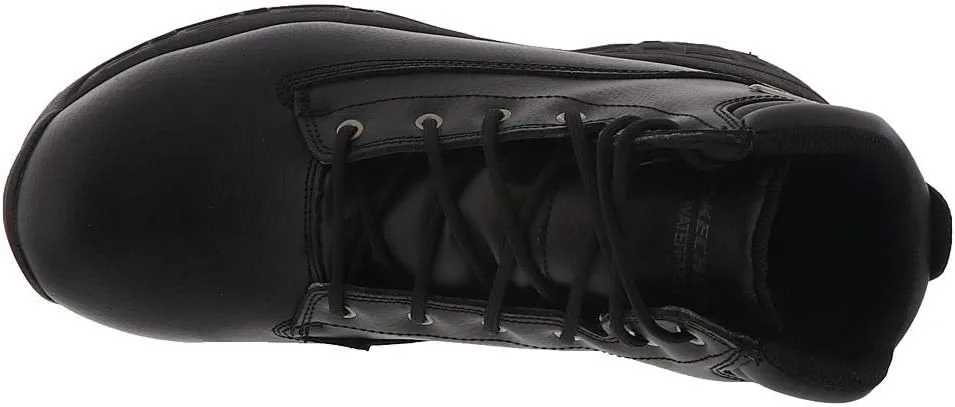 Ботинки Skechers Morson Sinatro для активного отдыха, водонепроницаемые, кожаные, водонепроницаемые, черные — фото 2