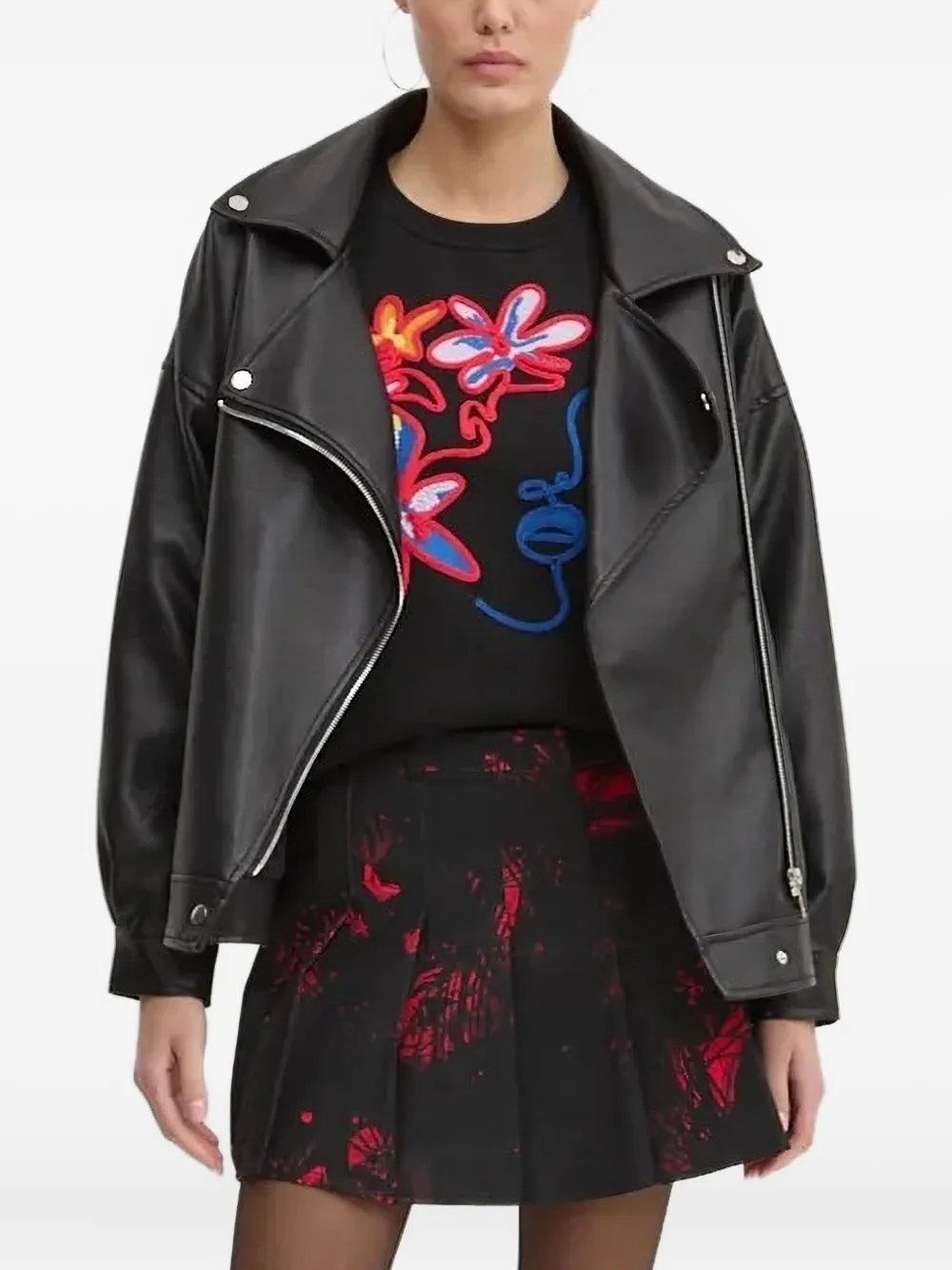 

Цветочная толстовка Desigual, черный