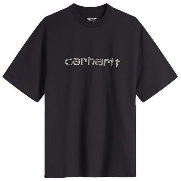 

Футболка с надписью Rivet Carhartt Wip, черный