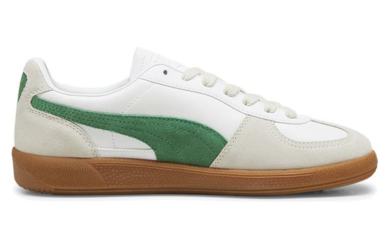 PUMA Палермо Уайт Аркайв Грин Гам — белый бежевый зеленый, цвет White Beige Green — фото 2