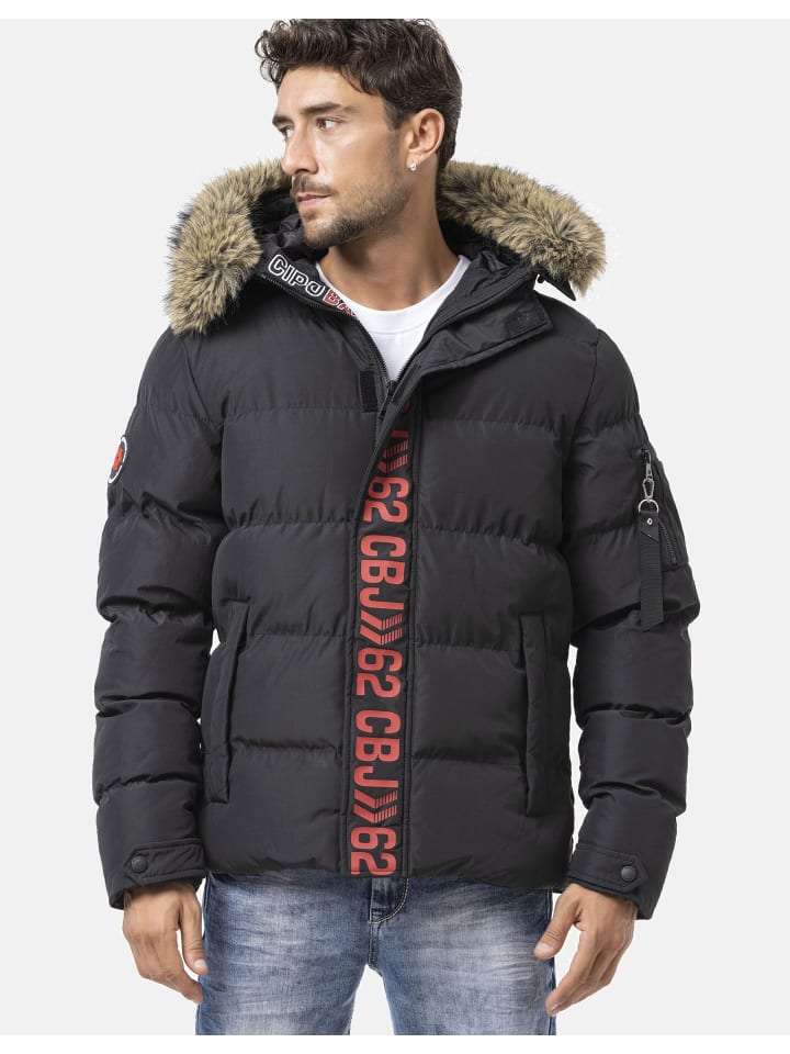 

Зимняя куртка CM227 в ЧЕРНОМ цвете Cipo & Baxx