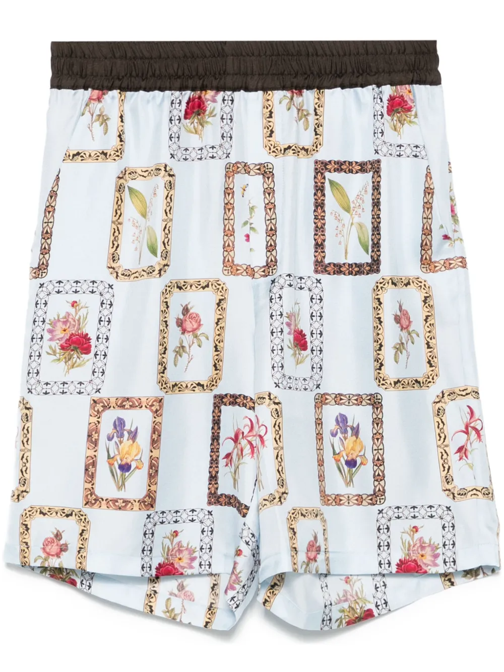 

Шелковые шорты Pierre-Louis Mascia, синий