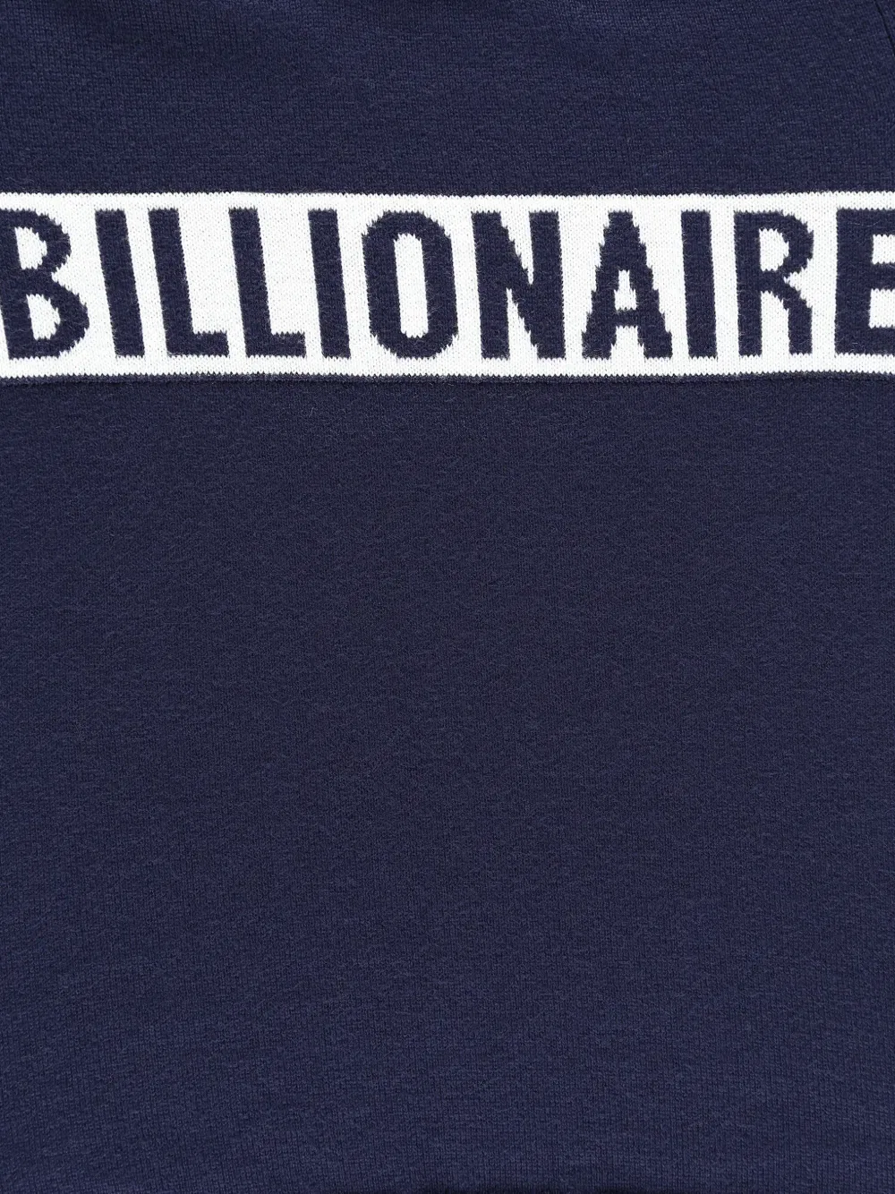 Свитер с круглым вырезом, привлекающий внимание Billionaire Kids, синий — фото 3