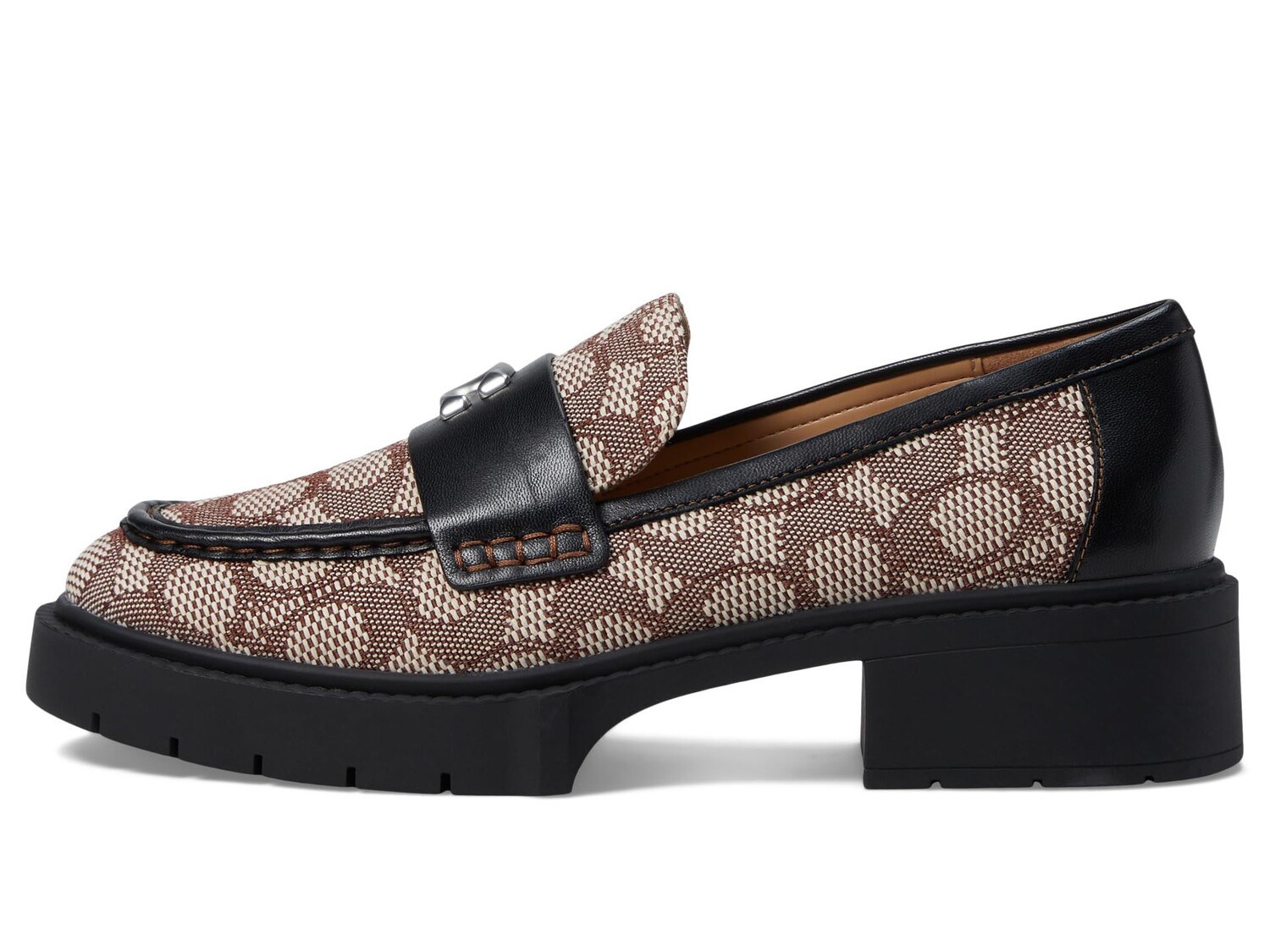 Лоферы COACH Leah Textile Jacquard Loafer — фото 3