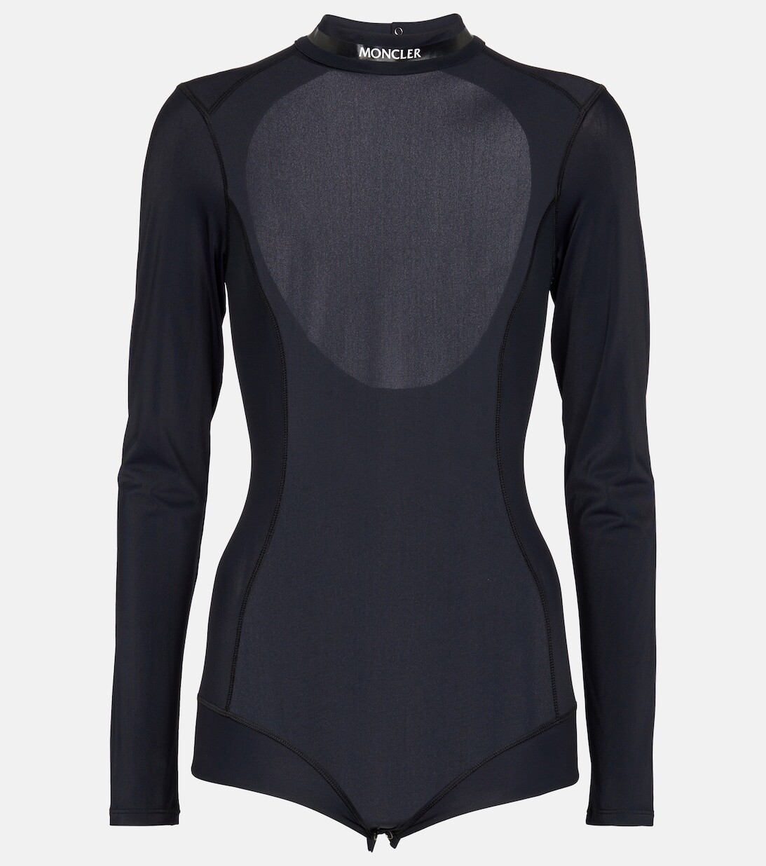 

Боди из эластичного джерси MONCLER, черный